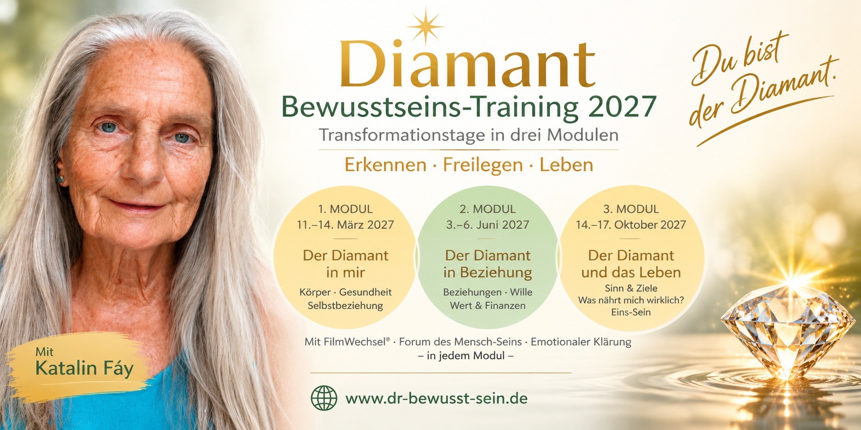 Diamant Bewusstseins-Training Jahresreise